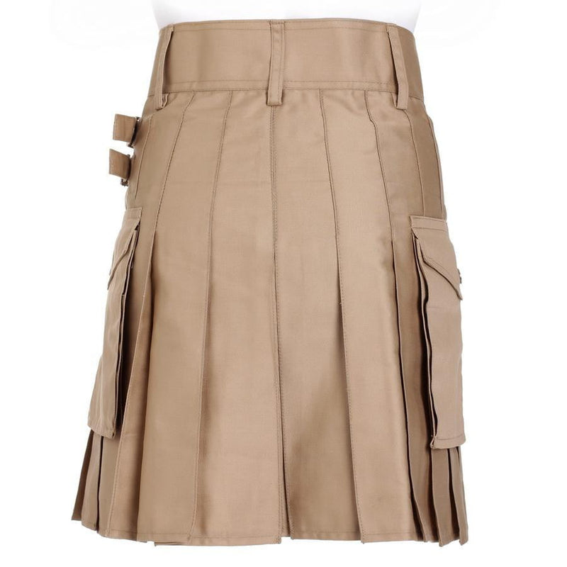 Women's Khaki Utility Kilt