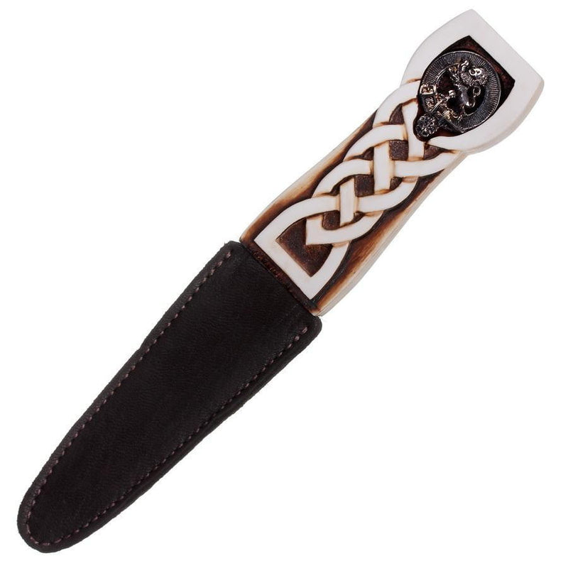 Ivory Effect Clan Crest Sgian Dubh - Made to Order