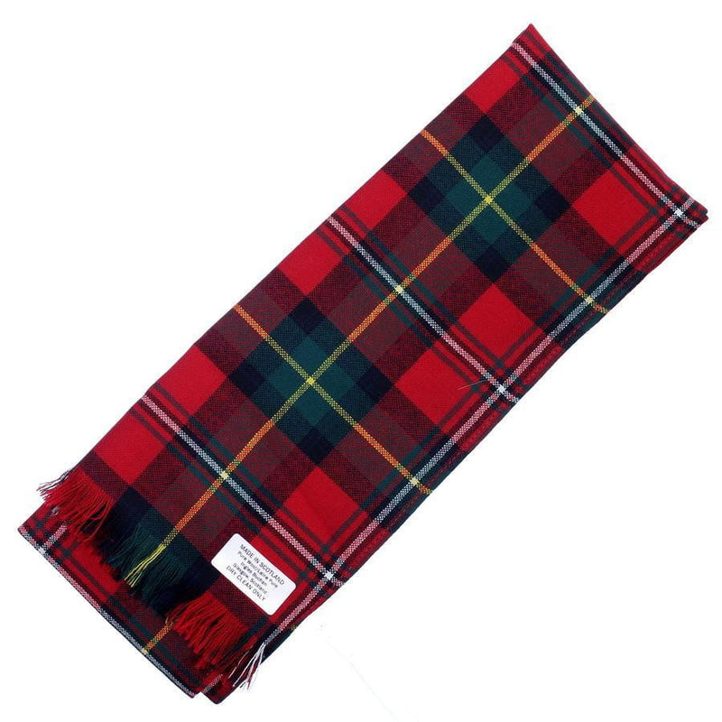 100% Wool Lochcarron Reiver Tartan Scarf, Made to Order in 500 Tartans