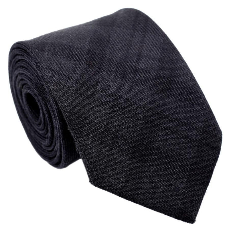 100% Wool Tartan Neck Tie -  Black Isle