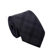 100% Wool Tartan Neck Tie -  Black Isle