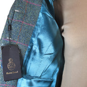 Women's Harris Tweed Jacket - Melanie - Blue/Green