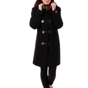 Women's Duffle Coat in Black