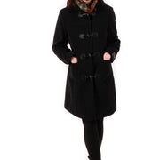 Women's Duffle Coat in Black