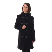 Women's Duffle Coat in Black