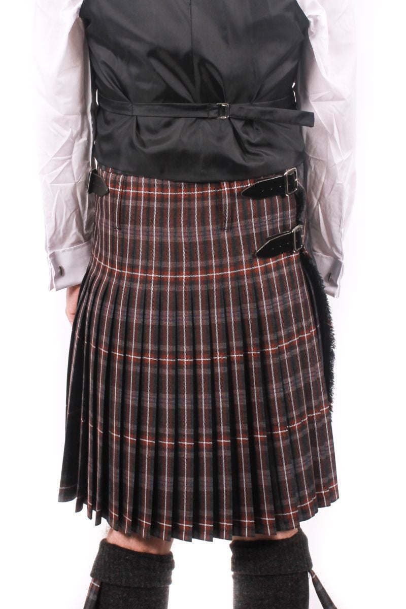 Men's 8 Yard Kilt - House of Edgar  13oz Mediumweight Wool Hebridean Bias Front - Made to Order