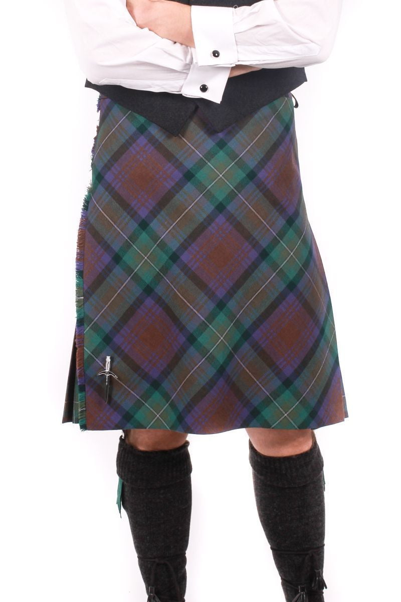 Men's 8 Yard Kilt - 16oz Heavyweight Wool - Bias Front - Made to Order