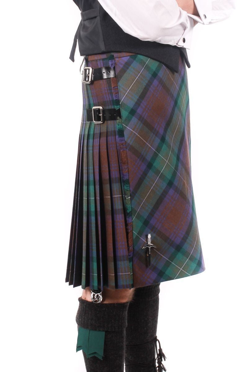 Men's 8 Yard Kilt - 16oz Heavyweight Wool - Bias Front - Made to Order