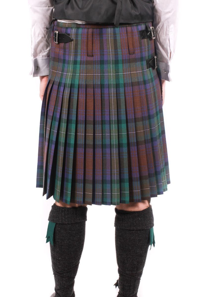 Men's 8 Yard Kilt - 16oz Heavyweight Wool - Bias Front - Made to Order