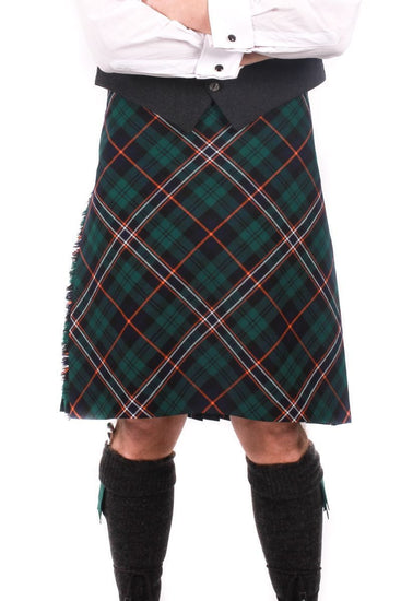 Men's Heavyweight Kilt - 100% Wool, 16oz, 8 Yard  - Bias Front - Made to Order