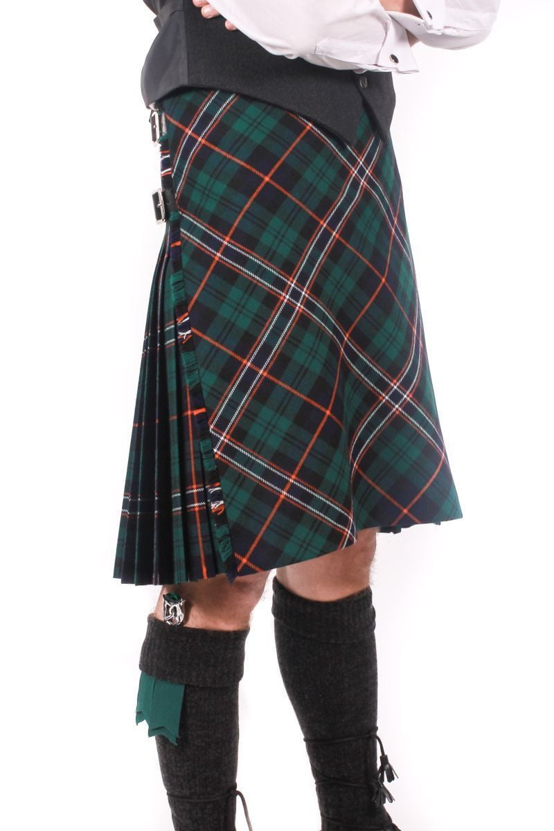 Men's 8 Yard Kilt - 16oz Heavyweight Wool - Bias Front - Made to Order