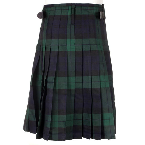 Men's Kilt - Polyviscose Party Kilt - Black Watch Modern