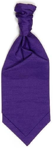 Children's Polyester Shantung Ruche Tie - Imperial