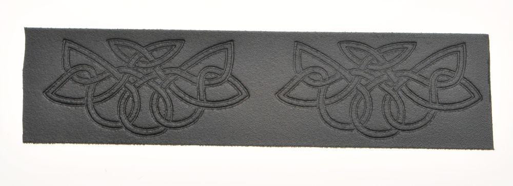 Embossed Gothic Velcro Kilt Belt