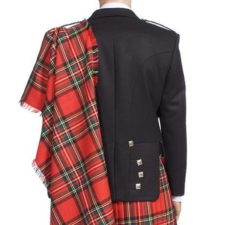 The Clansman Prince Charlie Jacket Full Dress Clan Crested Heavyweight Kilt Outfit