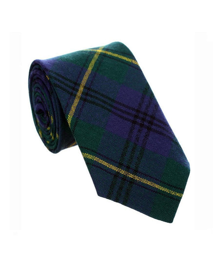 100% Wool Tartan Neck Tie - Johnston Modern