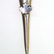 Pewter Maple Leaf Design Kilt Pin