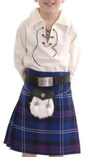 Boys Casual Polyviscose Kilt - Heritage of Scotland