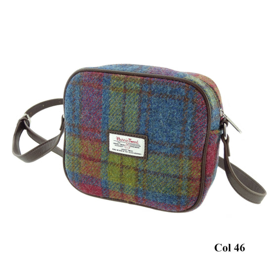 Harris Tweed Almond Square Mini Bag - 6 Colours