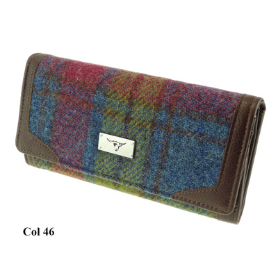 Harris Tweed Long Wallet - Bute - 6 Colours