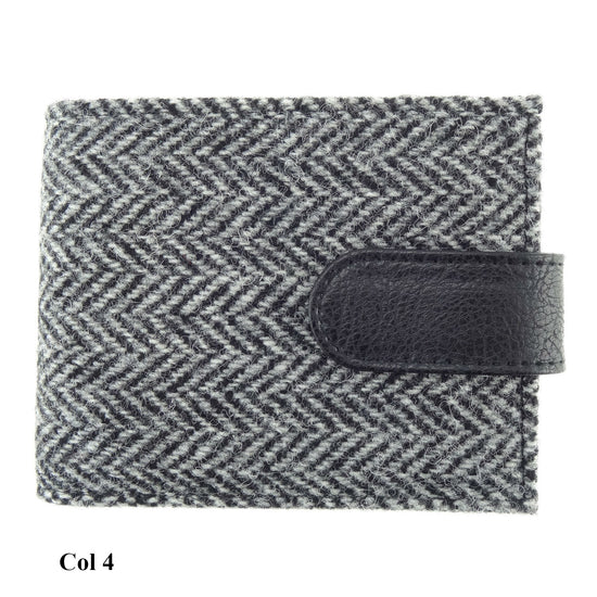Harris Tweed Classic Gents Wallet with Zip - Barra - 3 Colours