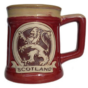 Stoneware Mug with Lion Rampant - 3 Colours