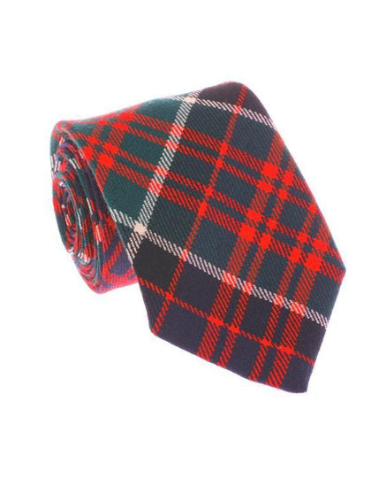 100% Wool Tartan Neck Tie -  MacDonald of Clanranald Modern