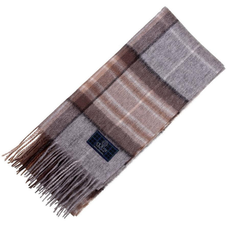 Clan Tartan Scarf - MacKellar Natural