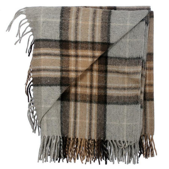 Wool Tartan Blanket - 60'' x 70'' - MacKellar