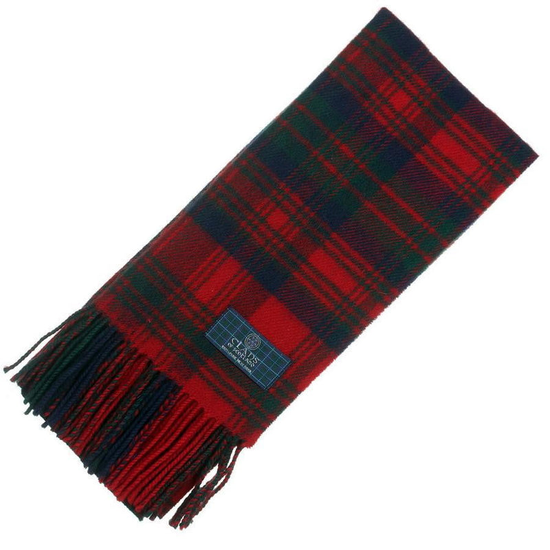 Clan Tartan Scarf - Matheson Red Modern