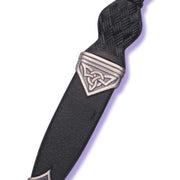 Matt Celtic Sgian Dubh with Stone Hilt