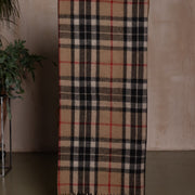 Wool Tartan Rug - Thomson Camel