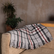 Wool Tartan Blanket - 60'' x 70'' - Thomson Grey