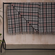 Wool Tartan Blanket - 60'' x 70'' - Thomson Grey