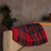 Wool Tartan Rug - Royal Stewart