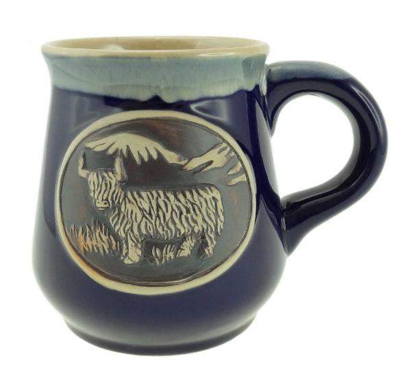 Stoneware Mug with Highland Cow - 3 Colours