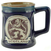 Stoneware Mug with Lion Rampant - 3 Colours