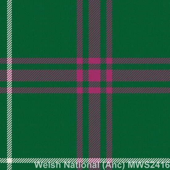 Men's 5 Yard Welsh National Tartan Kilt 13oz 100% Wool Made to Order