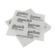 Auld Scots Words Napkins Serviettes (Pack of 20)