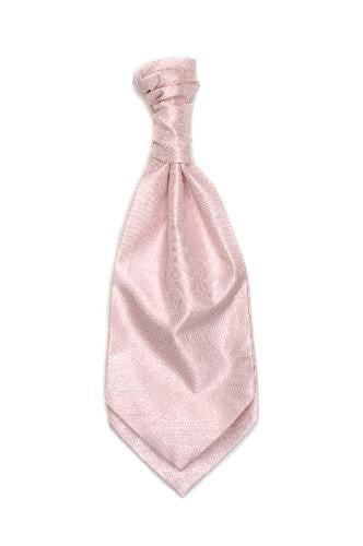 Children's Polyester Shantung Ruche Tie - Pink
