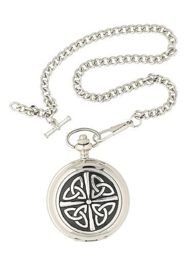 Quartz  Pocket Watch - Celtic Design