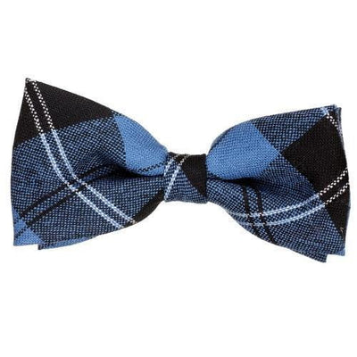 100% Wool Tartan Bow Tie - Ramsay Blue Ancient