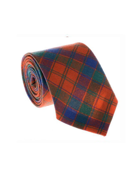 100% Wool Tartan Neck Tie - Robertson Ancient