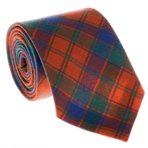 100% Wool Tartan Neck Tie - Robertson Ancient