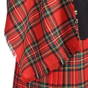 Men's Fringed Fly Plaid - 13oz Lochcarron Braeriach Mediumweight Wool - Made to Order