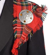 Gents Deluxe 100% Wool Lochcarron Strome Heavyweight Fringed Fly Plaid - Made to Order