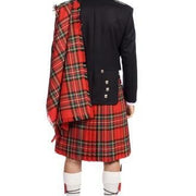 Gents Deluxe 100% Wool Lochcarron Strome Heavyweight Fringed Fly Plaid - Made to Order