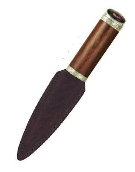 Daywear Torridon Rosewood Sgian Dubh with Stone Hilt