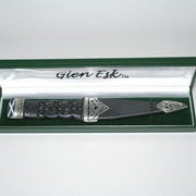 Dress Sgian Dubh - Celtic Knot Design - Saltire Blue