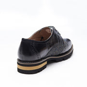 Women's Harris Tweed Brogues by Snow Paw - Black